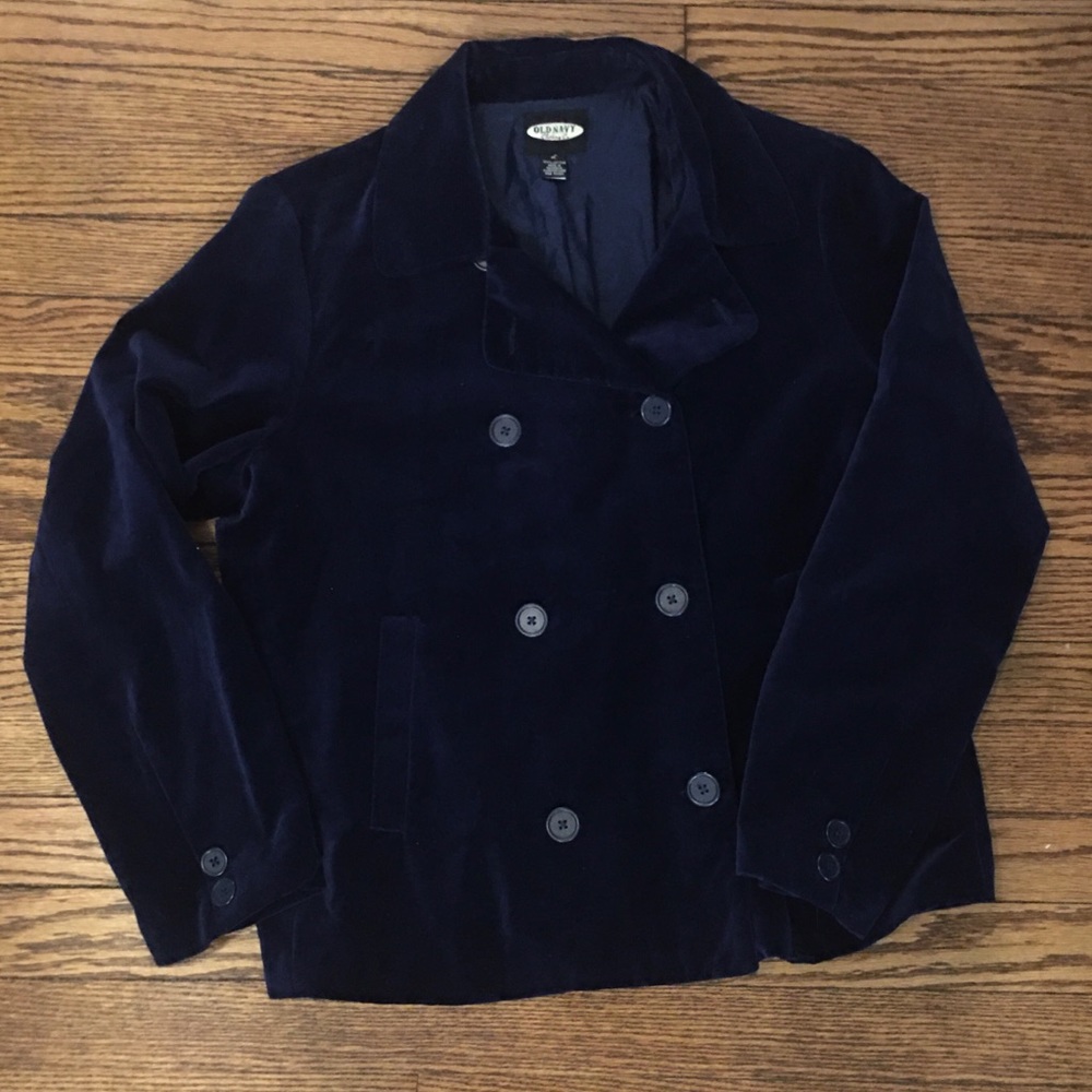Old Navy Velvet Like Pea Coat